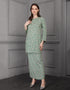 BAJU KURUNG PAHANG MODEN MADELEINE (SPRING GREEN)